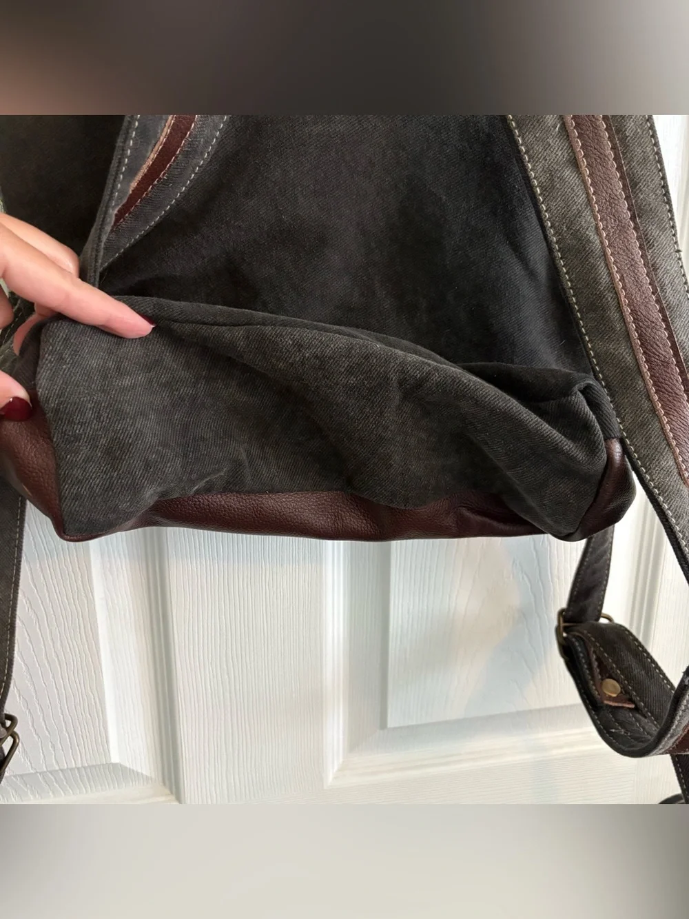 Myra Bag western Vibe with Me Hairon Canvas Backpack leather Cowgirl
